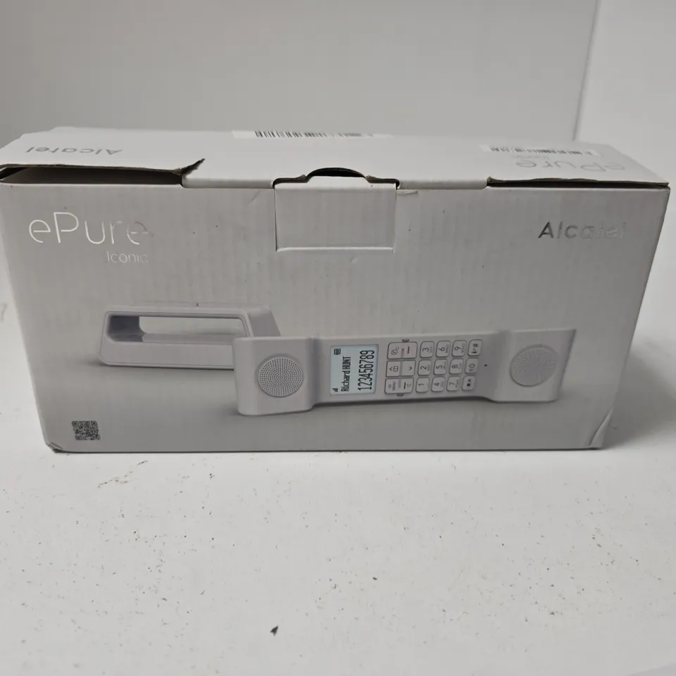 ALCATEL EPURE ICONIC CORDLESS PHONE – BOXED