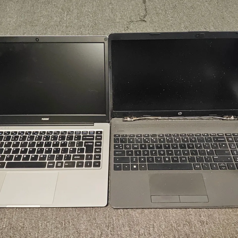 LOT OF 6 ASSORTED LAPTOPS TO INCLUDE HP, ASUS AND FUSION