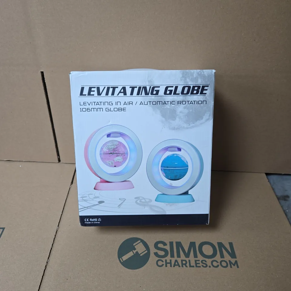 LEVITATING GLOBE WITH AUTOMATIC ROTATION – 106MM GLOBE, BOXED