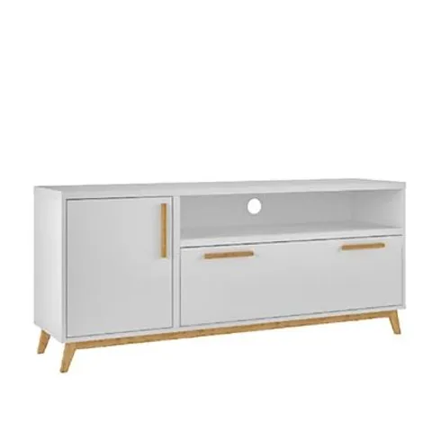 BRAND NEW BOXED OUT & OUT DAKOTA TV UNIT - WHITE (1 BOX)