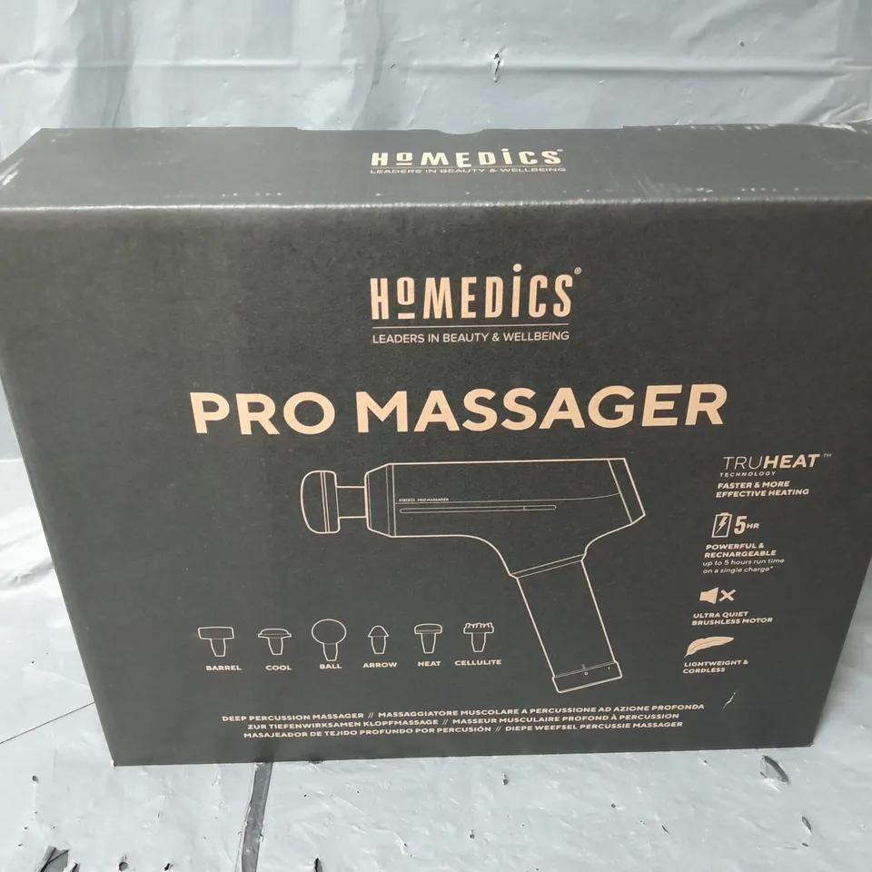 BOXED HOMEDICS PRO MASSAGER PGM-1000-EU