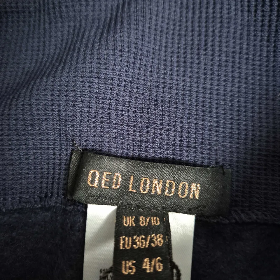 QED LONDON NAVY LEGGINGS – UK 8/10 (EU 36/38, US 4/6)