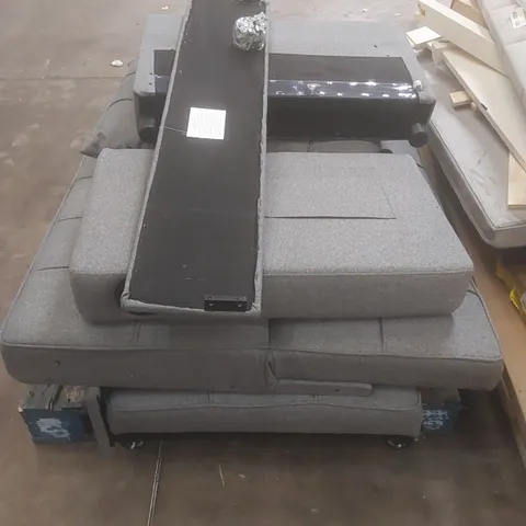 PALLETISED DESIGNER FABRIC UPHOLSTERED SOFA BED