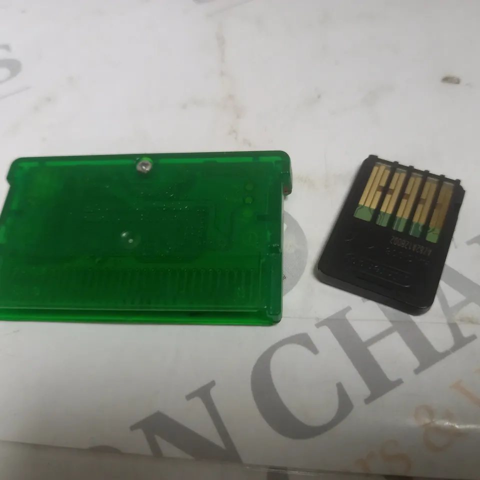 2 ASSORTED COMPUTER GAMES TO INCLUDE; NINTENDO SWITCH MARIO PARTY SUPERSTARS AND GAMEBOY ADVANCE POKEMON EMERALD VERSION