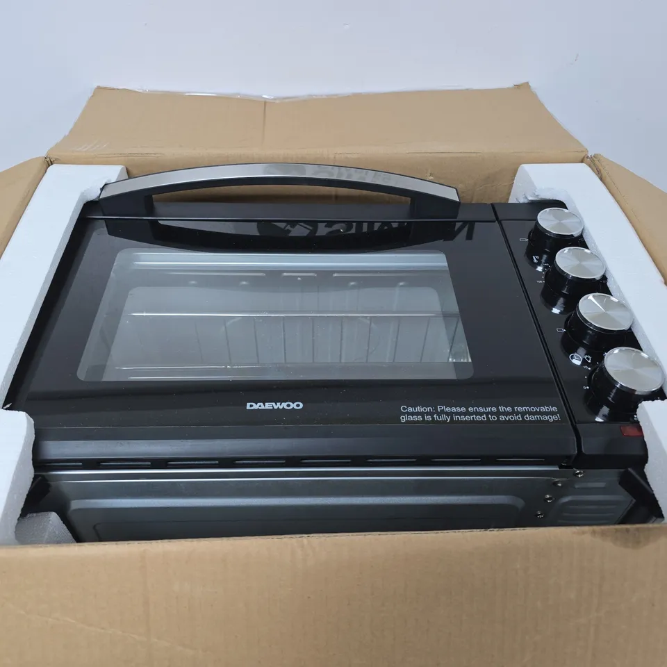 DAEWOO 20L COUNTERTOP ELECTRIC OVEN WITH TURNTABLE