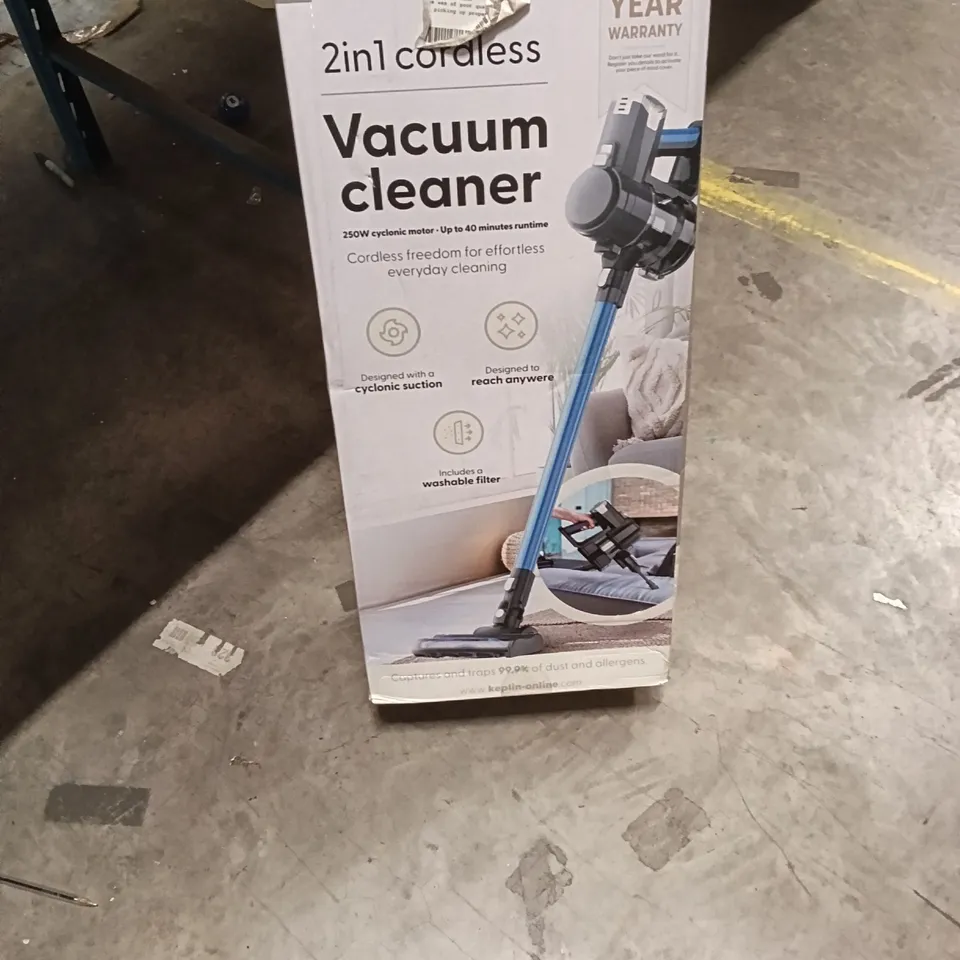 BOXED KEPLIN 2IN1 CORDLESS VACUUM CLEANER 