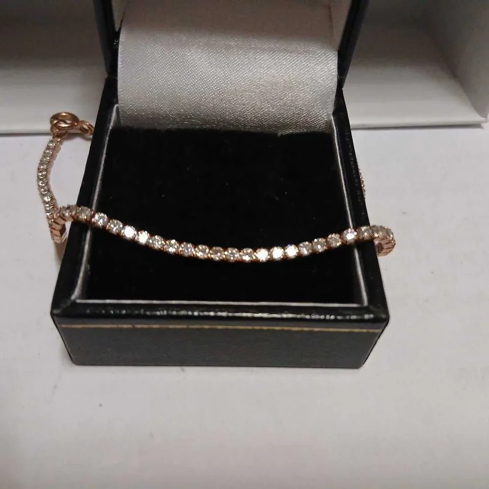 DIAMONIQUE 2CT TW FINE TENNIS BRACELET STERLING SILVER 