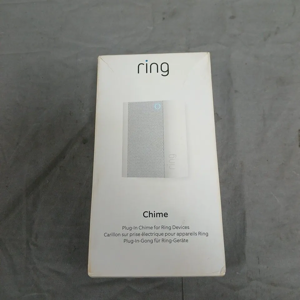 RING CHIME PLUG-IN CHIME FOR RING DEVICES – BOXED