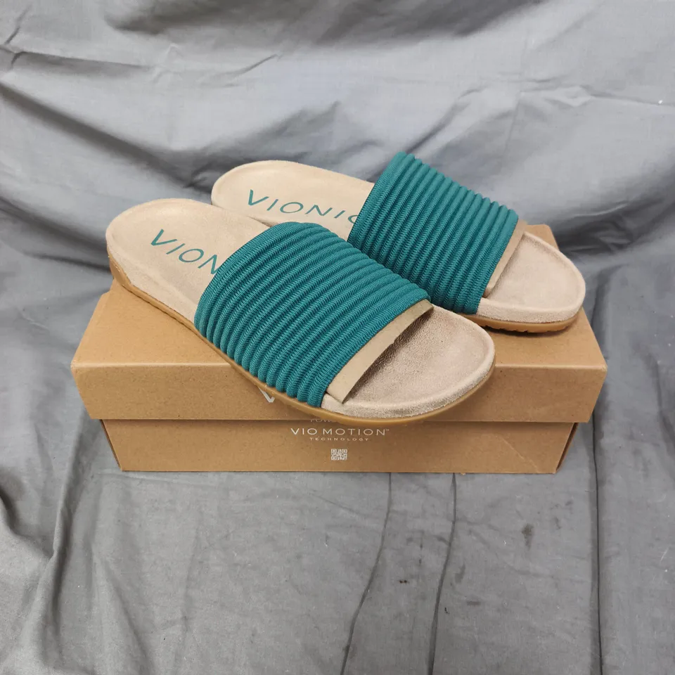 VIONIC EVIE KNIT SLIDER SANDAL - 8