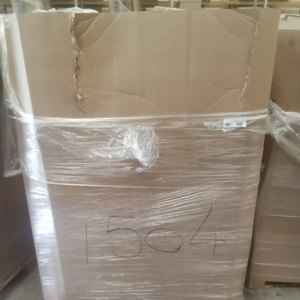 PALLET OF ASSORTED ITEMS INCLUDING TIMBER RIDGE CAMPING WAGON, LED CEILING LIGHT, WALL CLOCK, TODDLERS BED RAIL, KITCHEN FAUCET 