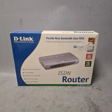 BOXED D-LINK ISDN ROUTER DI-304