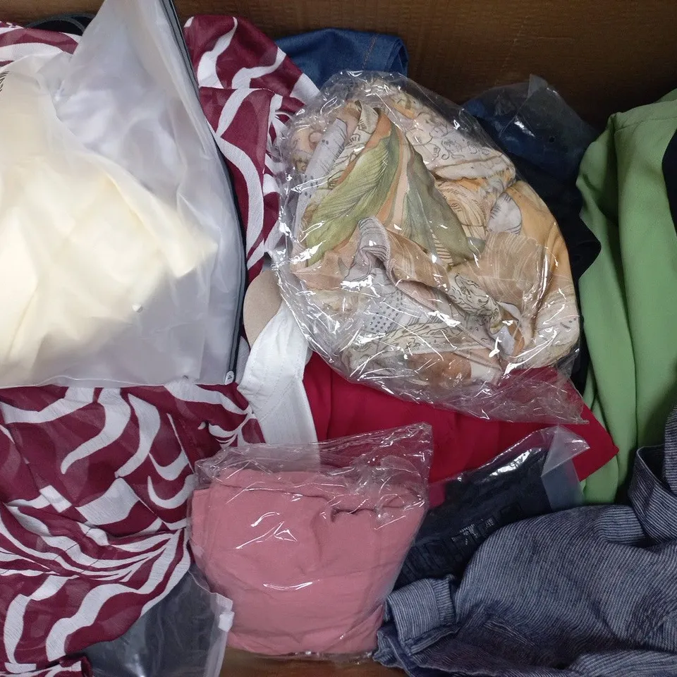 APPROXIMATELY 20 ASSORTED CLOTHING AND FASHION PRODUCTS IN VARIOUS STYLES AND SIZES - COLLECTION ONLY