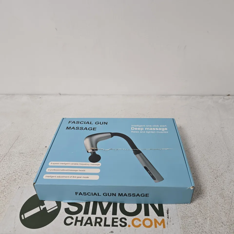 FASCIAL GUN MASSAGE PERCUSSION MASSAGER – BOXED