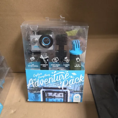 KITVISION 4K ACTION CAMERA ADVENTURE PACK WITH ACCESSORIES