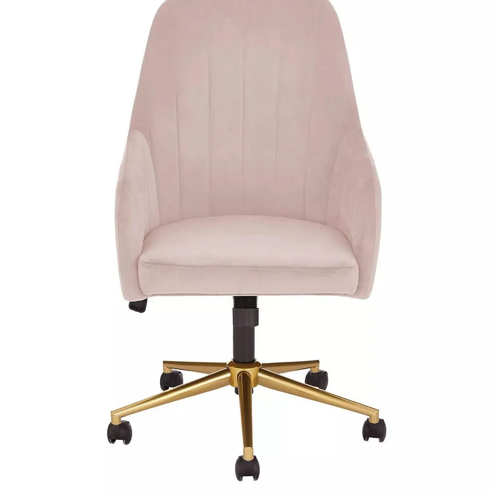 MOLBY OFFICE CHAIR - PINK - COLLECTION ONLY