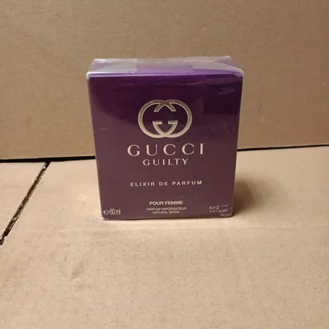 BOXED AND SEALED GUCCI GUILTY 60ML ELIXIR DE PARFUM