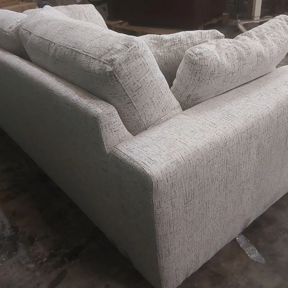 DESIGNER AMY 3 SEATER FABRIC UPHOLSTERED SOFA