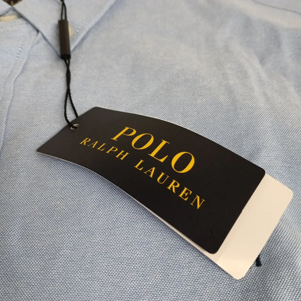 POLO RALPH LAUREN LIGHT BLUE OXFORD SHIRT – MEN'S LONG-SLEEVE XL