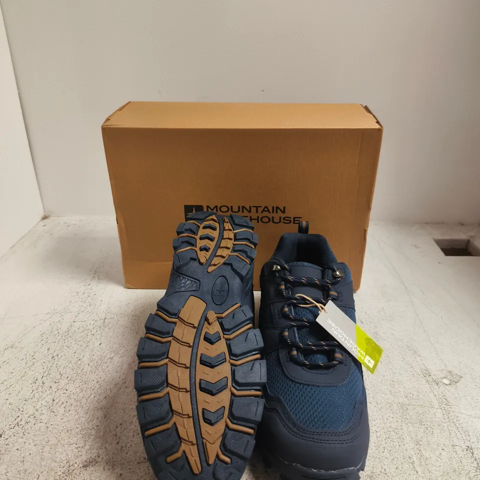 MOUNTAIN WAREHOUSE MCLEOD WIDE FIT OUTDOOR WALKING SHOES – NAVY UK 11