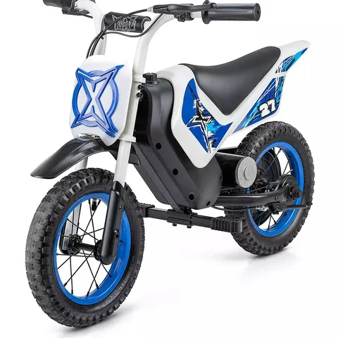 BOXED XOOTZ KIDS COBOLT ELECTRIC 12V DIRT BIKE, RIDE-ON MOTORBIKE