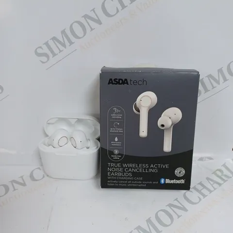 BOXED TRUE WIRELESS BLUETOOTH EARBUDS WITH CHARGING CASE