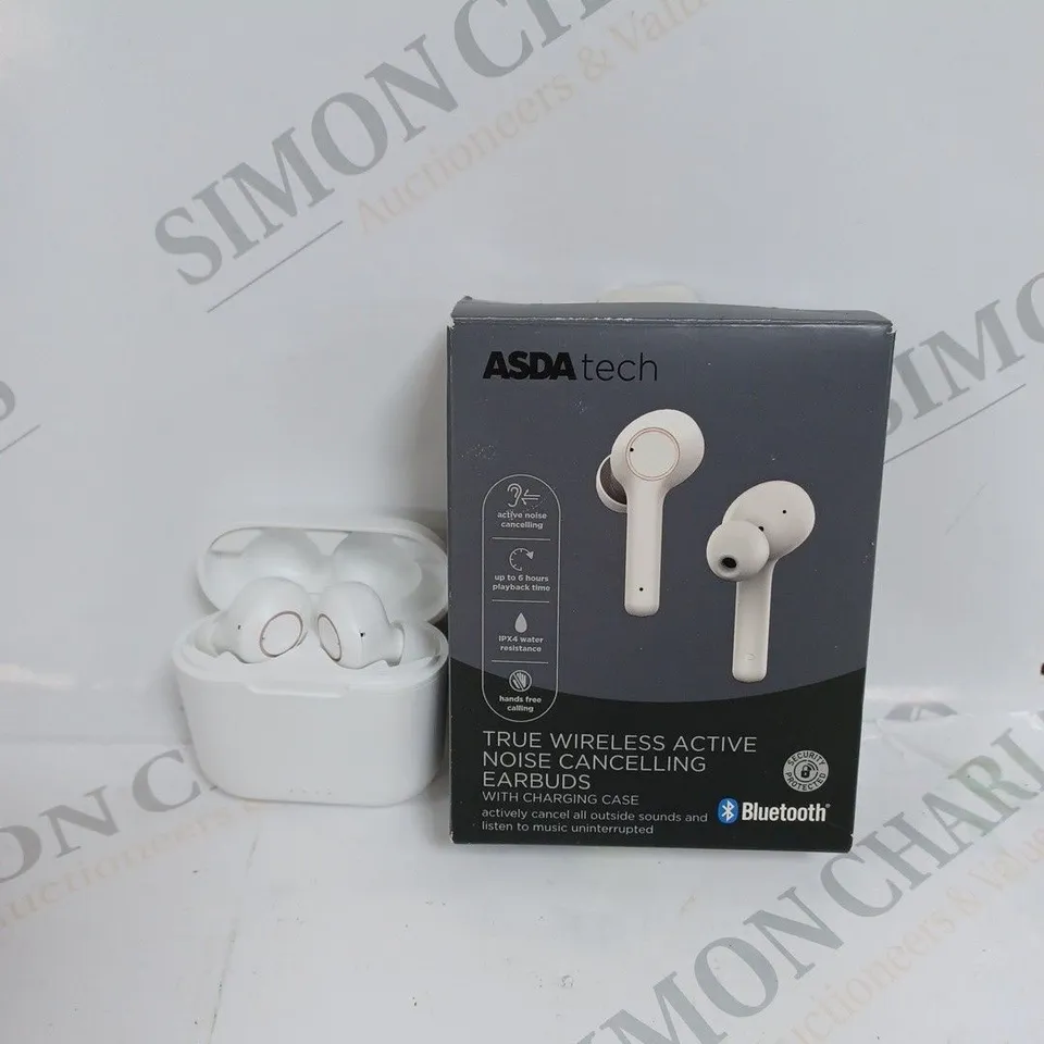 BOXED TRUE WIRELESS BLUETOOTH EARBUDS WITH CHARGING CASE