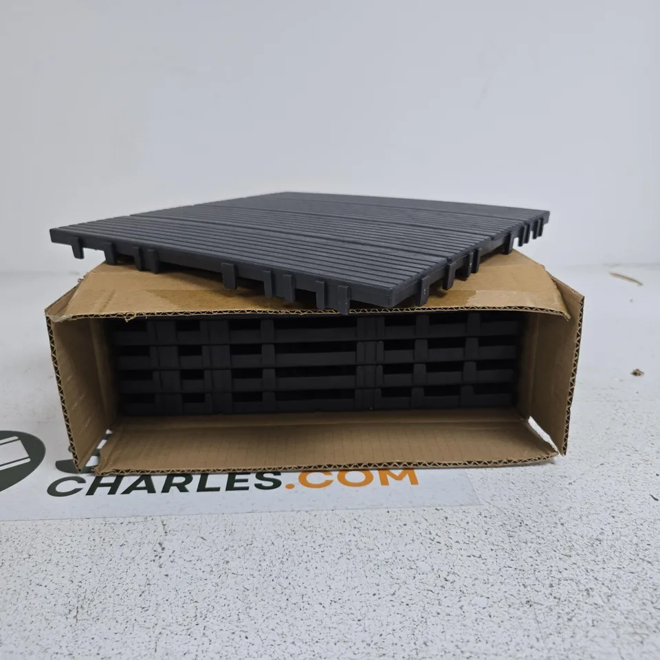 DARK GREY MODULAR FLOORING 6 PIECES