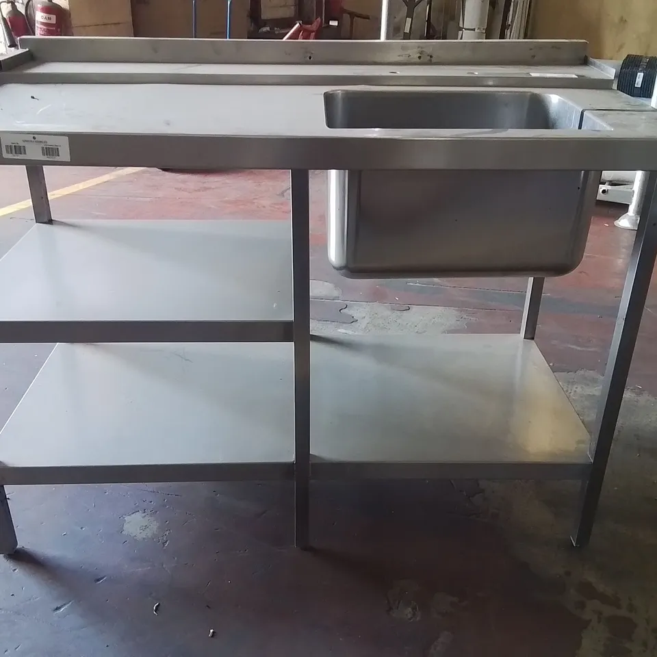STAINLESS STEEL INDUSTRIAL CATERING WAH BASIN AND SHEL UNIT