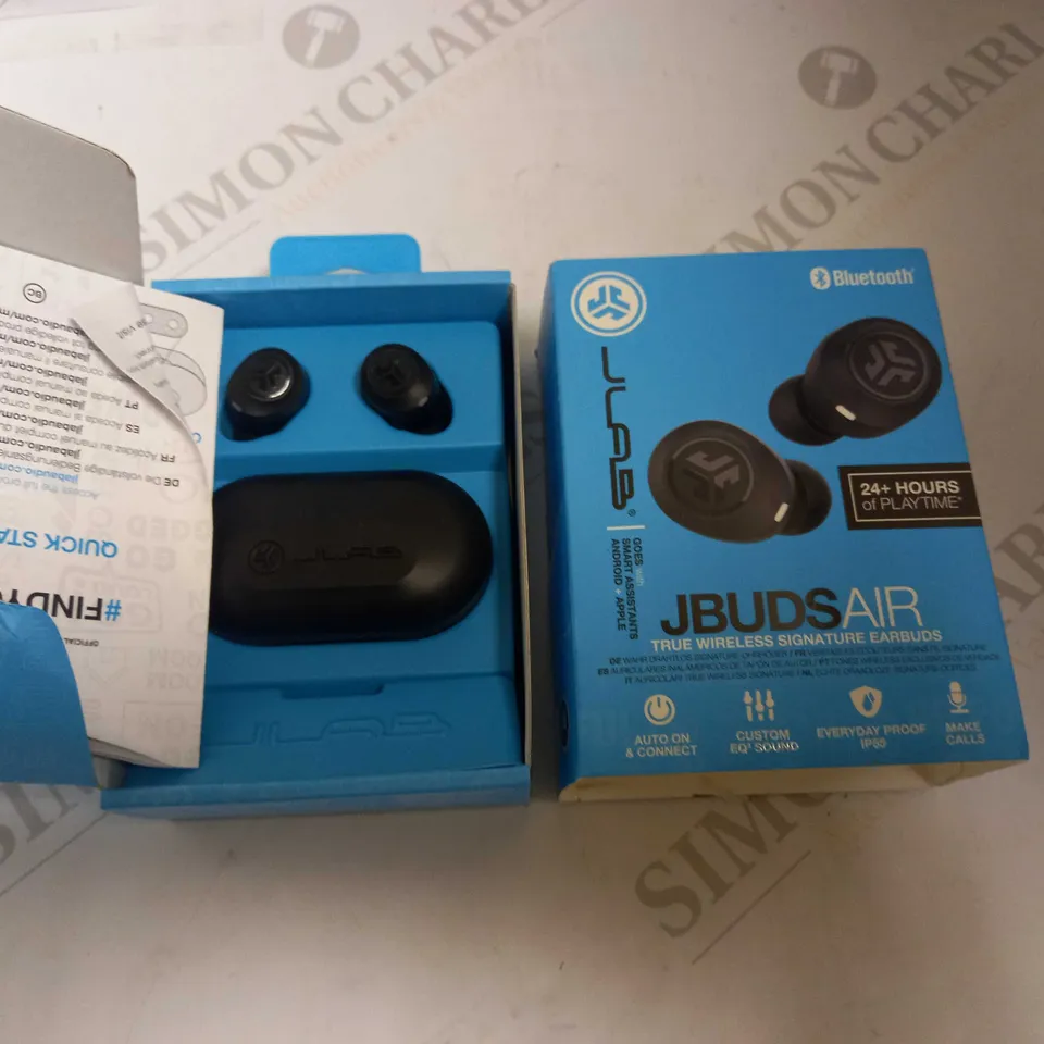 JLAB JBUDS AIR TRUE WIRELESS BLUETOOTH EARBUDS WITH VOICE ASSISTANT COMPATIBILITY AND CHARGING CASE RRP £49.99