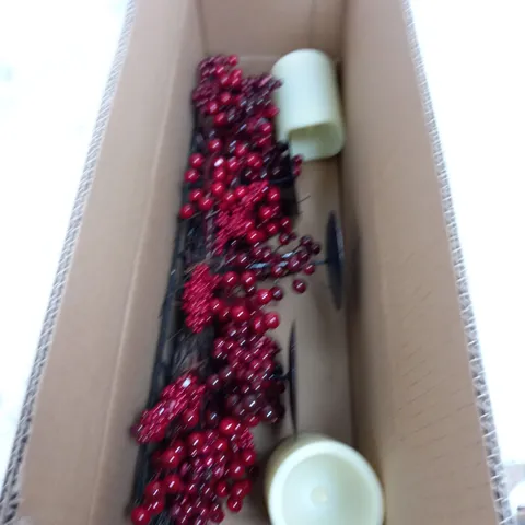 BOXED MIXED BERRY CANDLE HOLDER 