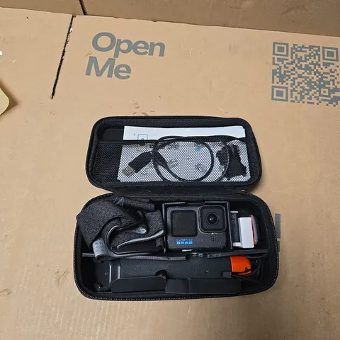 GOPRO HERO12 BLACK ACTION CAMERA – CASE & ACCESSORIES 