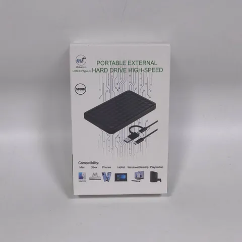 BOXED MODUSTECH USB 3.0 500GB PORTABLE HARD DRIVE