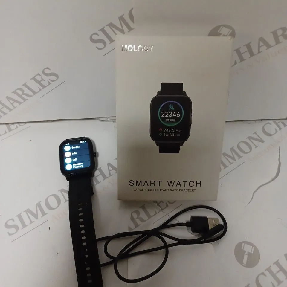 BOXED MOLOCY P32 SPORTS TRACKER SMARTWATCH 