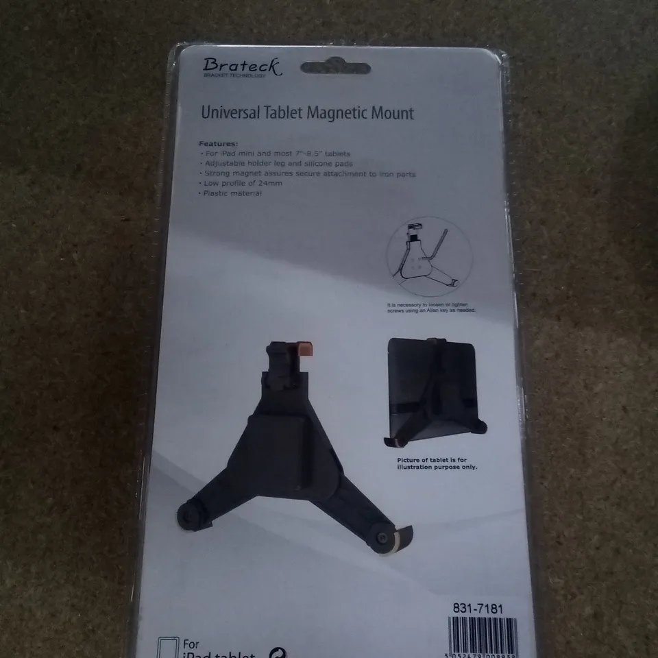 SEALED BRATECK UNIVERSAL TABLET MAGNETIC MOUNT PAD4-08S