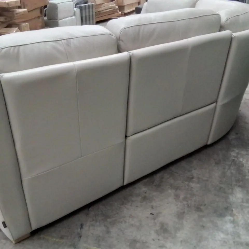 QUALITY DESIGNER ITALIAN MADE DEGANO LEATHER UPHOLSTERED ELECTRIC RECLINING CORNER SOFA