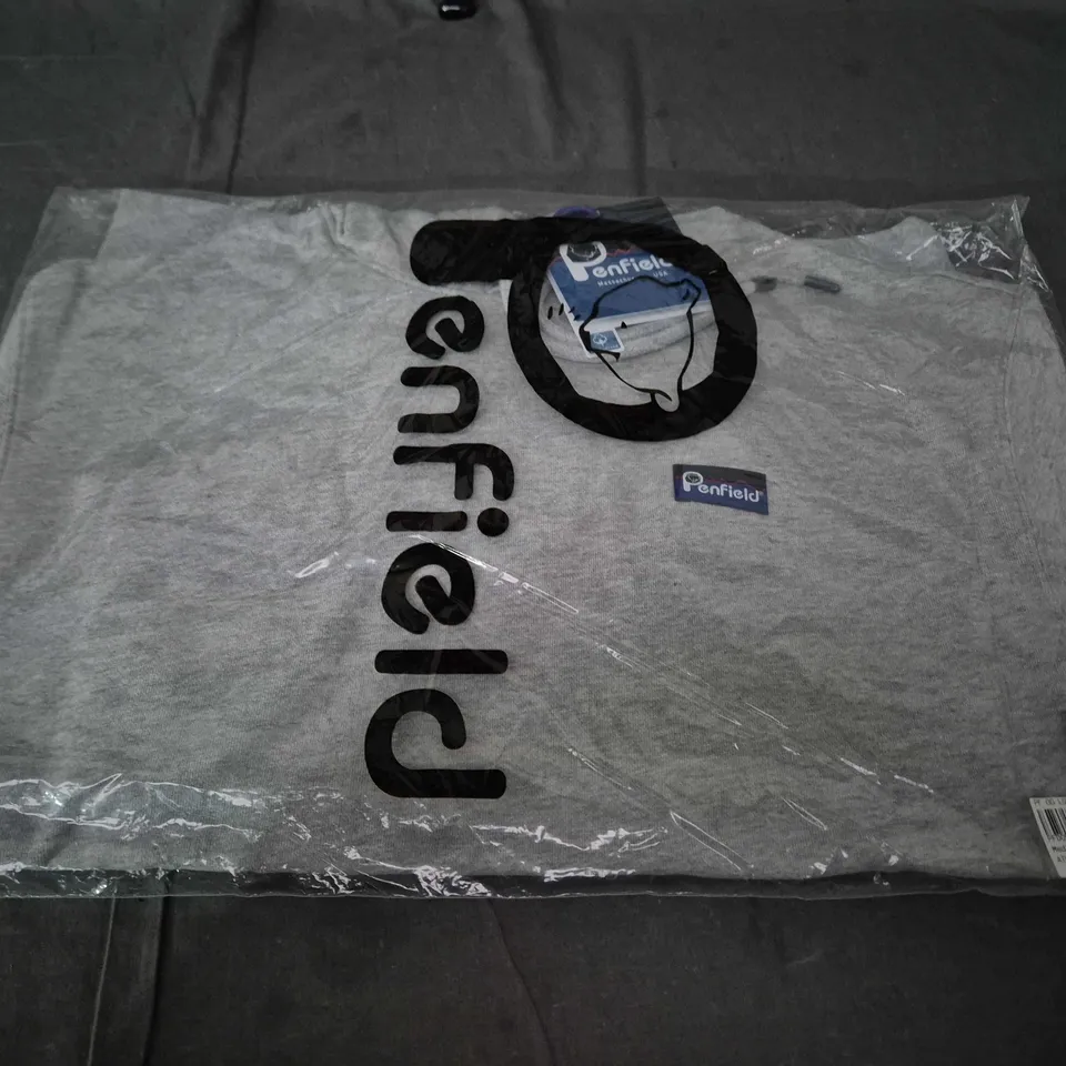 PENFIELD ATHLETIC GREY HEATHER SWEATSHIRT – UK SIZE M