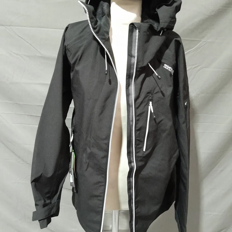 REGATTA GREAT OUTDOORS WOMENS BIRCHDALE COAT IN BLACK - UK 14