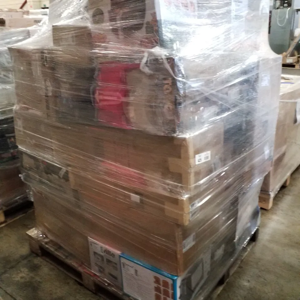 PALLET OF APPROXIMATELY 38 UNPROCESSED RAW RETURN HOUSEHOLD AND ELECTRICAL GOODS TO INCLUDE;