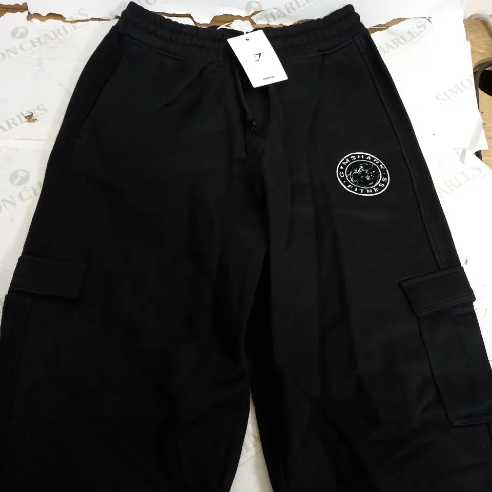 GYMSHARK LEGACY JOGGERS IN BLACK - S
