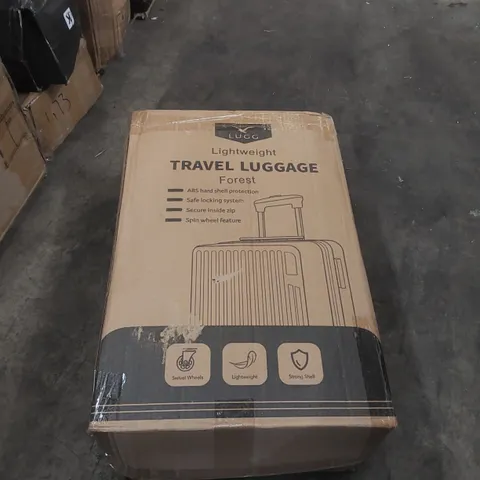 BOXED LUGG LIGHTWEIGHT TRAVEL SUITCASE
