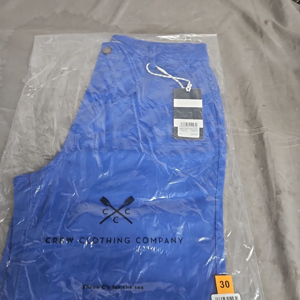 CREW CLOTHING COMPANY SWIM SHORTS – BLUE – UK SIZE 30