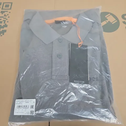 HUGO BOSS MEN'S GREY CHECK SHIRT – SIZE L