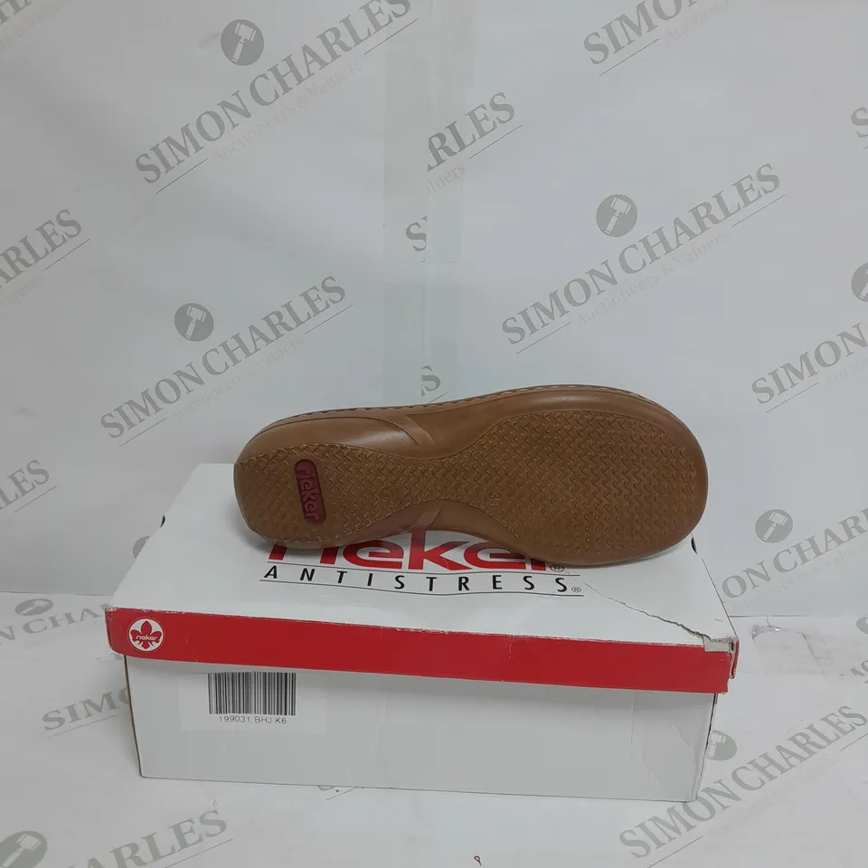 BOXED RIEKER ANTISTRESS SCHWARTS LACK SIZE 6