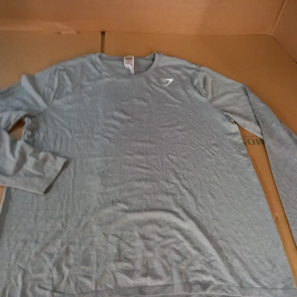 GYMSHARK GREYLONG SLEEVE TOP - L