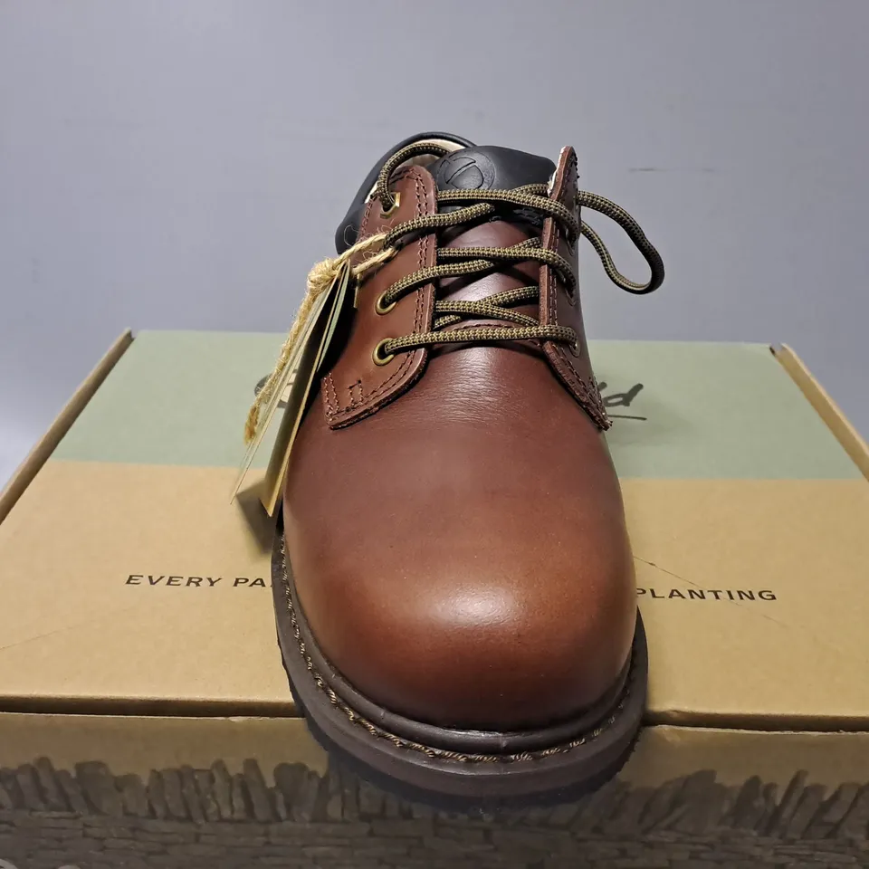 BOXED COTSWOLD STONEFEILD CHESTNUT BOOTS - UK 10 