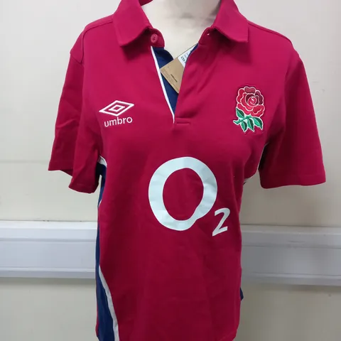 ENGLAND RUGBY POLO SHIRT SIZE M