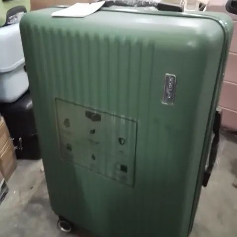 LUGG VACAY 24 INCH TRAVEL SUITCASE GREEN