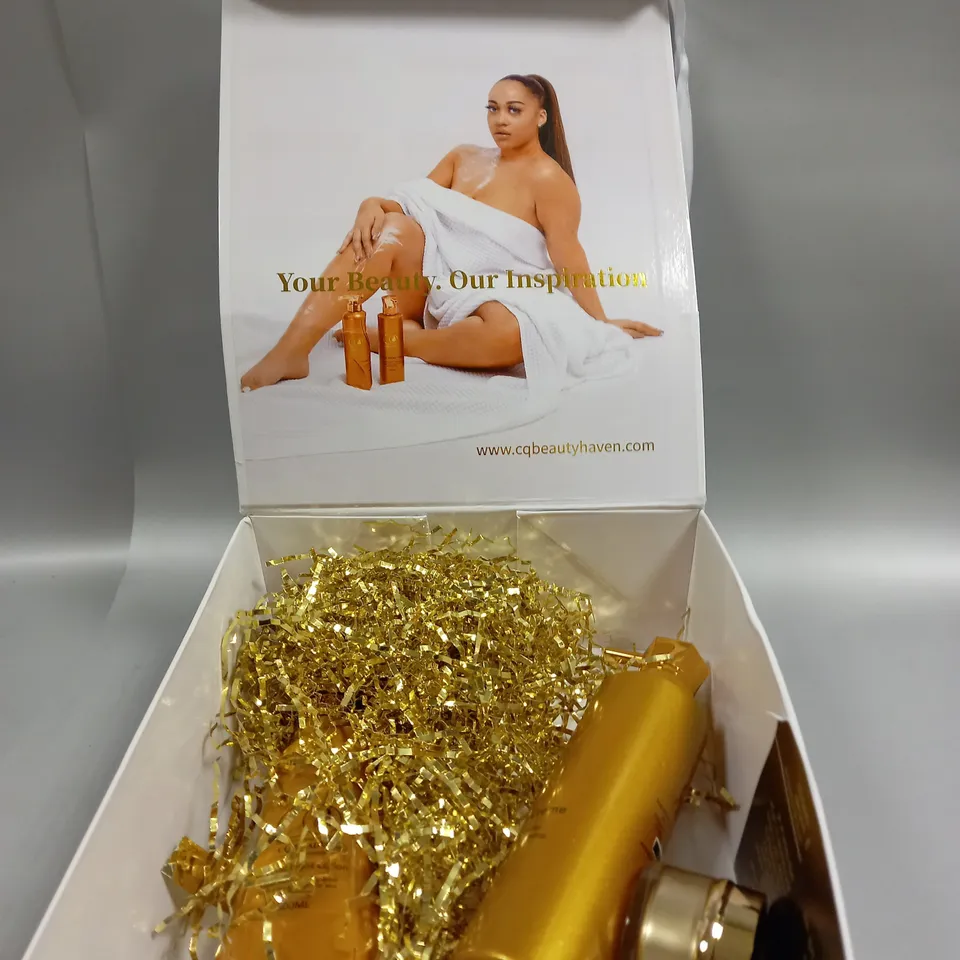 CQ BEAUTY HAVEN SET OF CRYSTAL LIGHT LOTION 