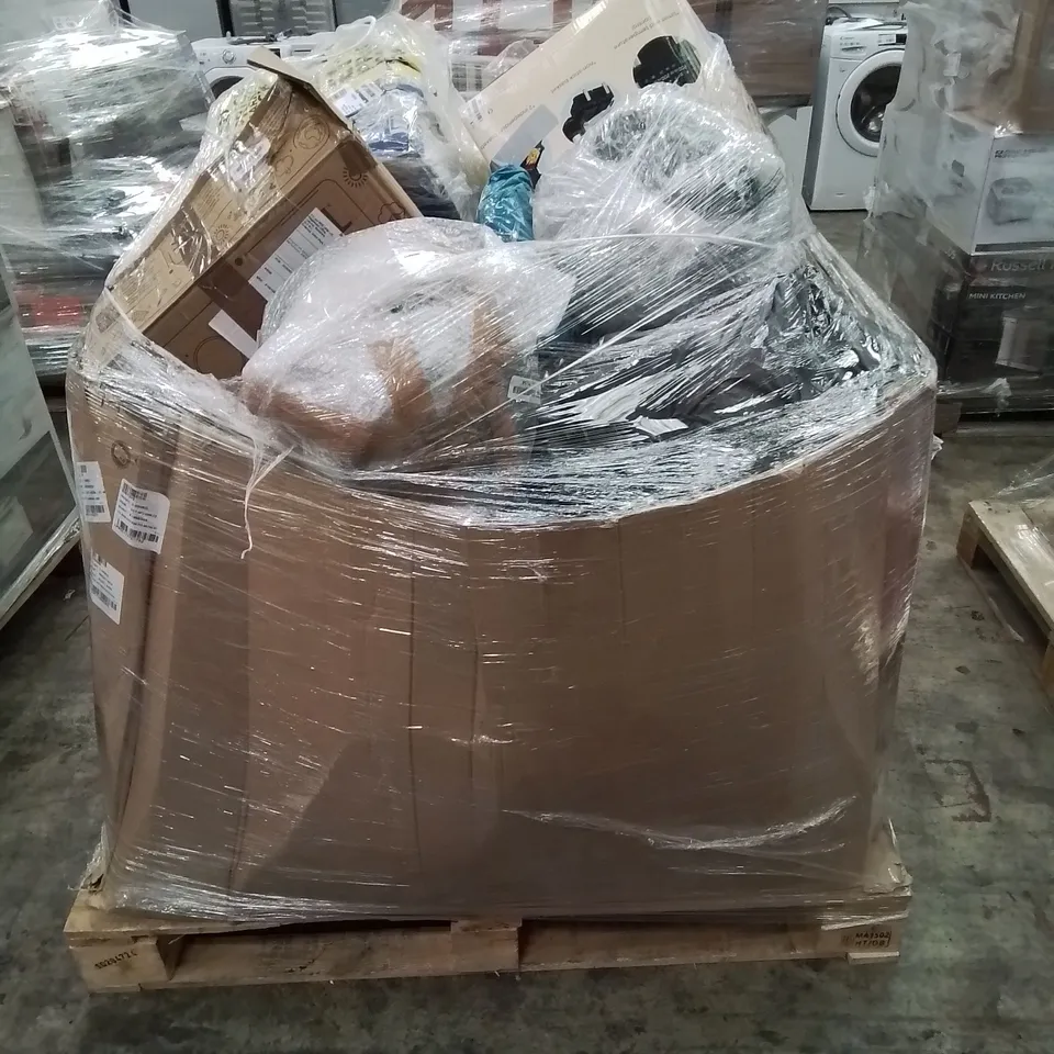 PALLET OF APPROXIMATELY 20 UNPROCESSED RAW RETURN HOUSEHOLD AND ELECTRICAL GOODS TO INCLUDE;