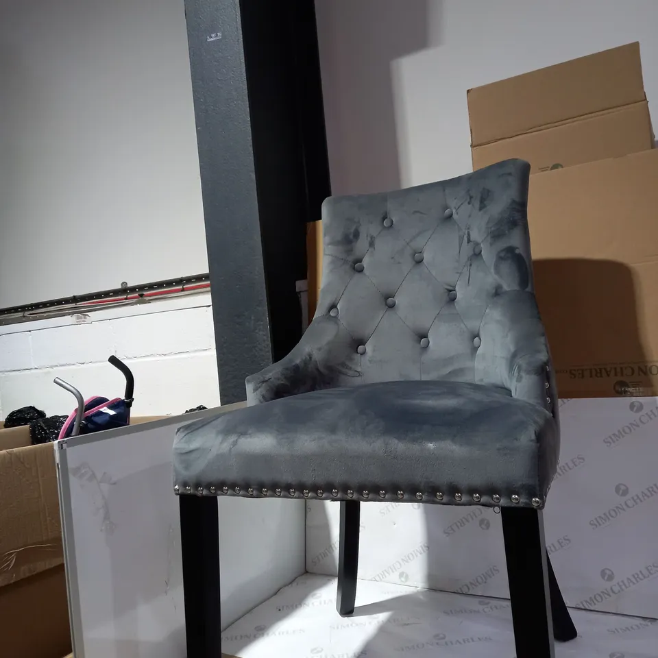 WARWICK VELVET FAIR OF STANDARD DINING CHAIR